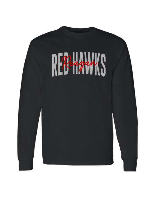 Reagan Red Hawks Long-Sleeve - Black