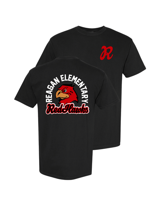 Reagan Arched Tee - Black