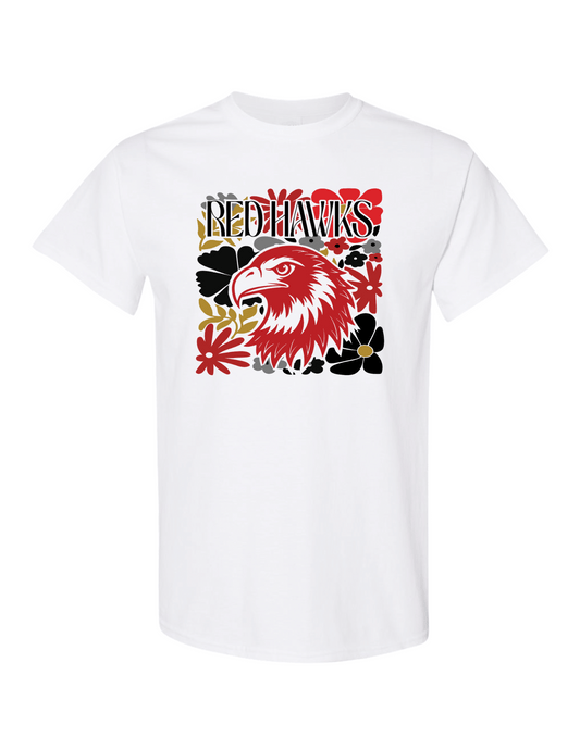 Floral Hawk Tee - White