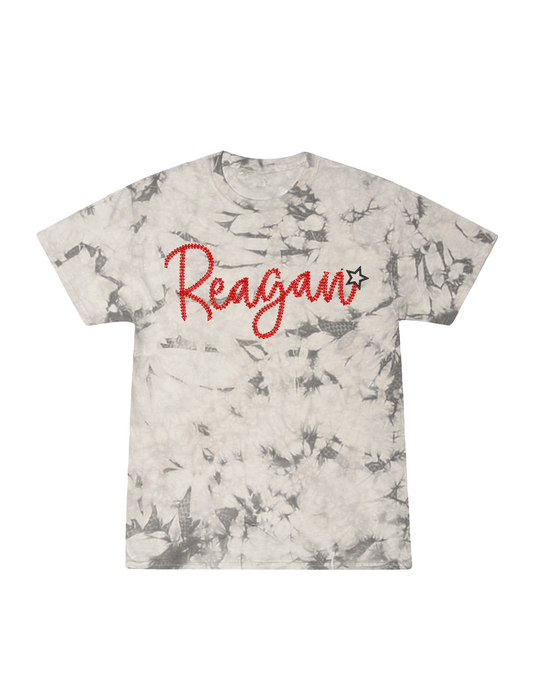 Tie Dye Embroidered Reagan Shirt