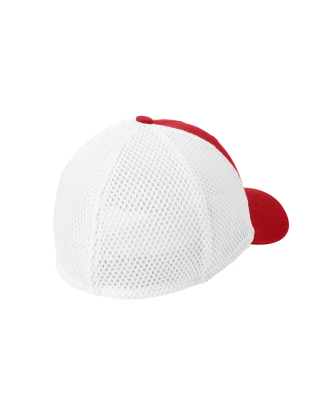 "F" Embroidered Mesh New Era Cap - Red