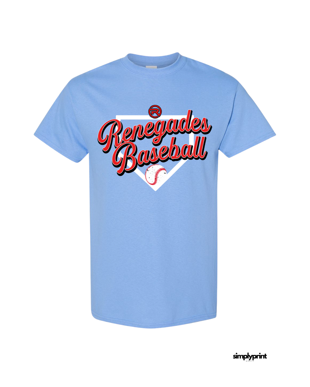 Renegades Baseball Diamond Tee - Blue