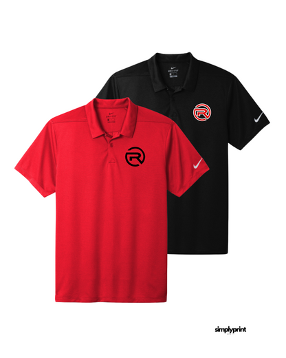 "R" Renegades Logo Embroidered Nike Polo - Red