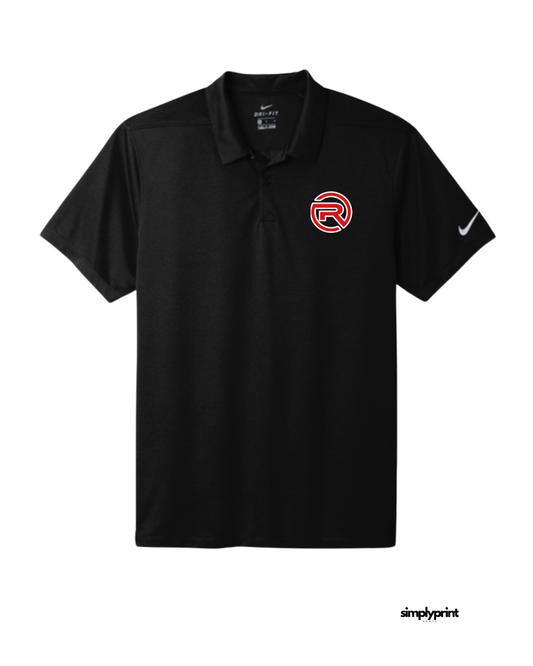 "R" Renegades Logo Embroidered Nike Polo - Black