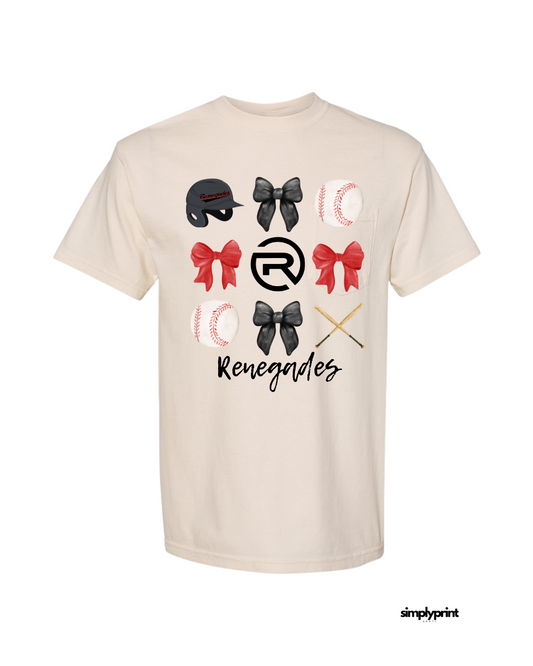 Renegades Bow Graphic Tee - Natural
