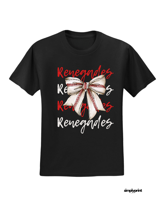 Renegades Bow Graphic Tee - Black