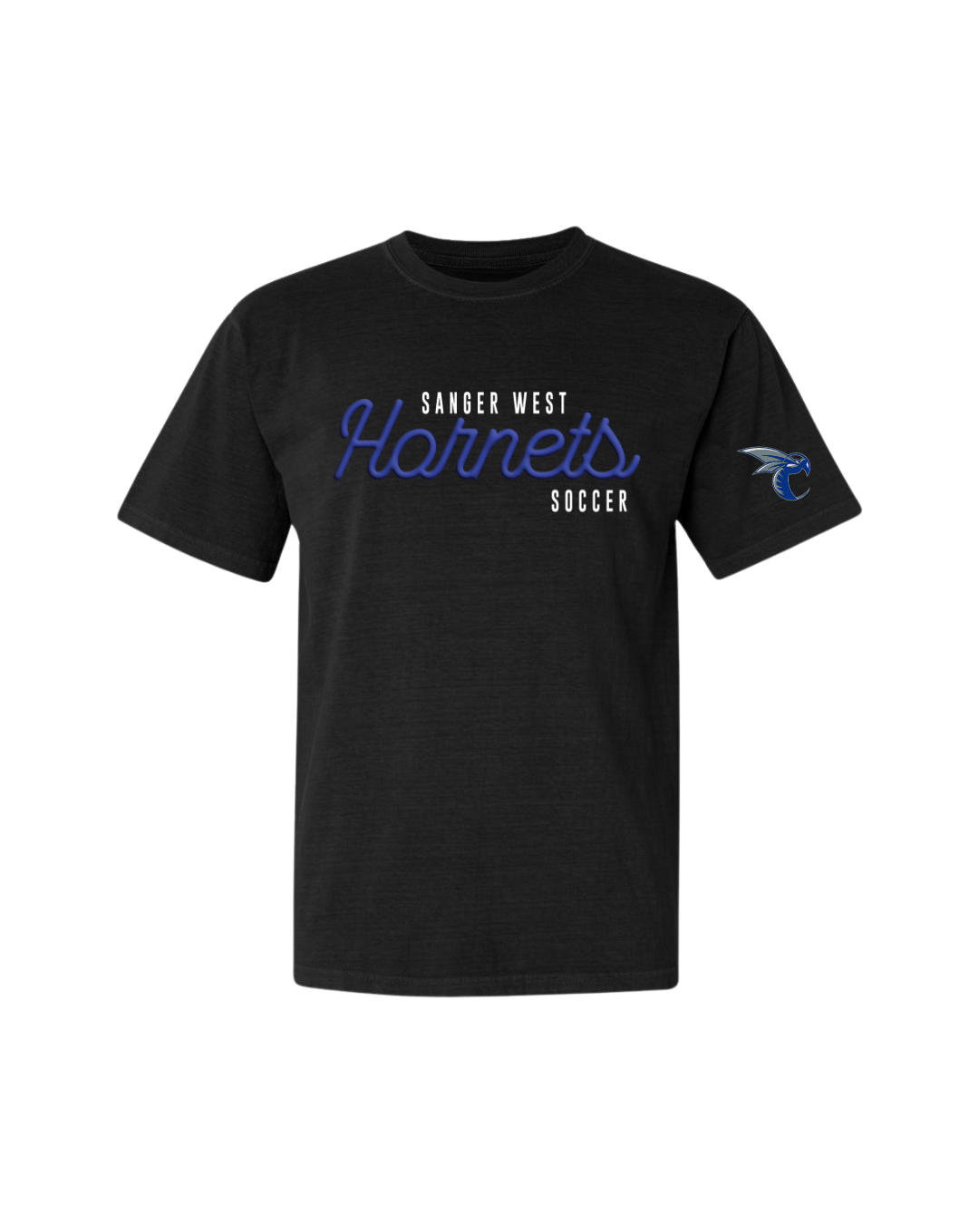 SW Hornets Soccer Tee - Black