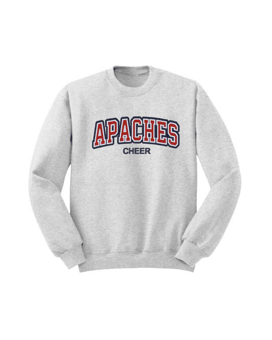 Apaches Embroidered Sweater - Ash