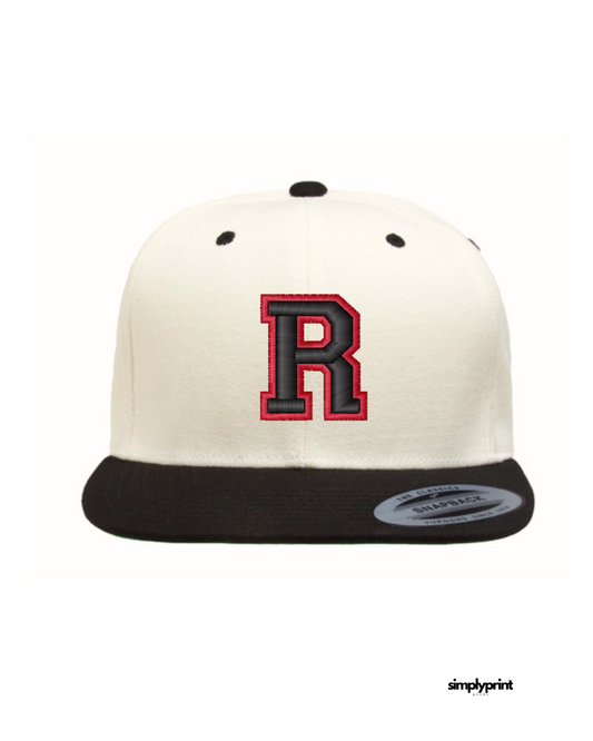 "R" Cap - Natural/Black