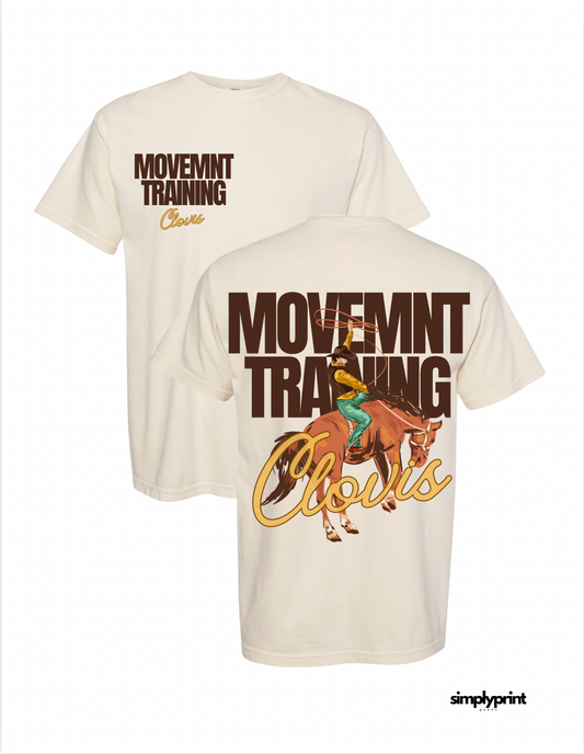 MOVEMNT oversized graphic tee - Ivory