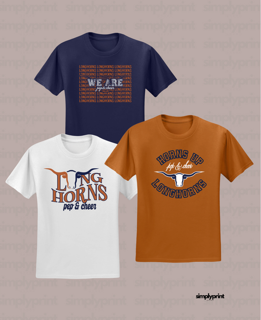 Longhorns Cheer Spirit Pack Set