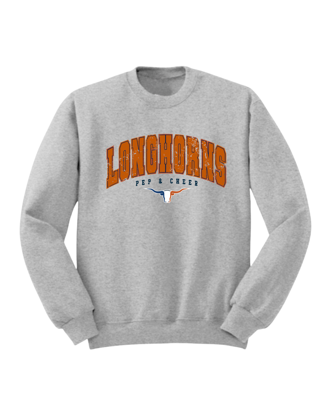 Longhorn Sweater - Heather Gray