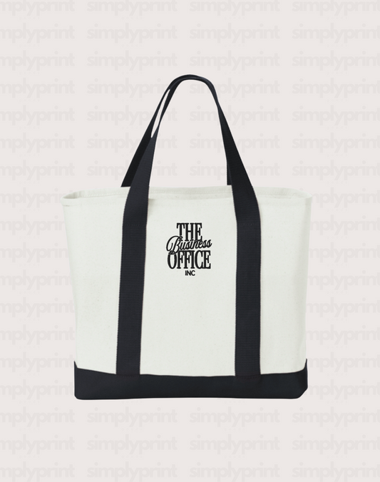The Business Office Inc Embroidered Tote