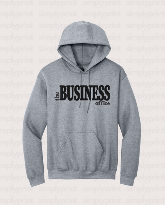 The Business Office Inc Embroidered Hoodie - Heather