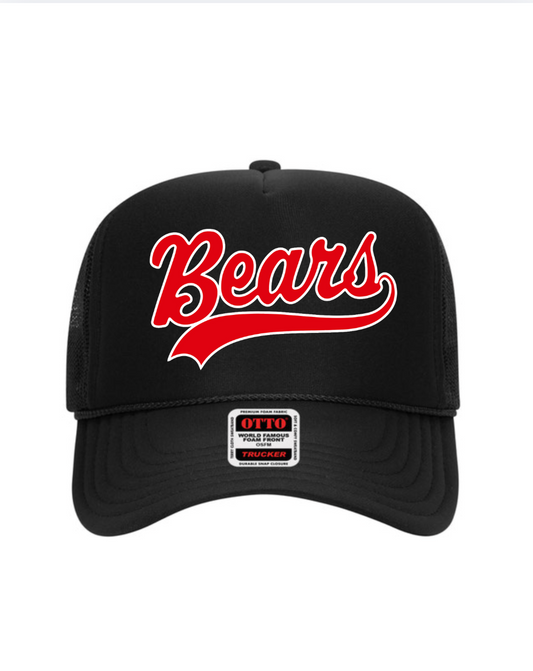 Bears Printed Trucker - Black