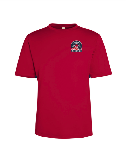 Freedom Logo Dri Fit Tee - Red