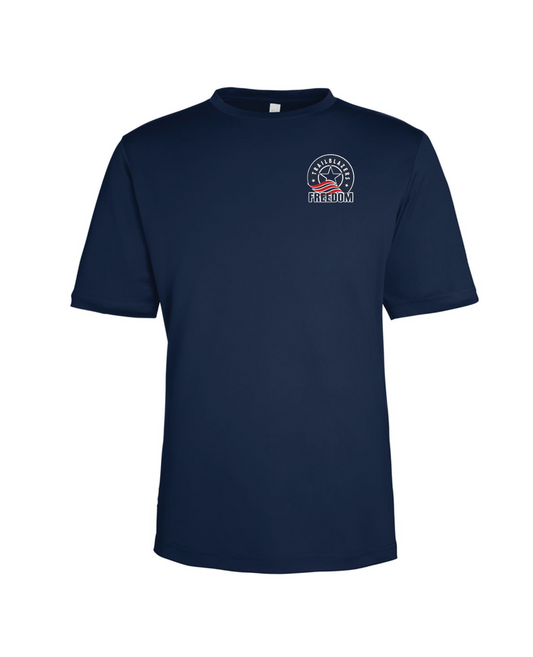 Freedom Logo Dri Fit Tee - Navy