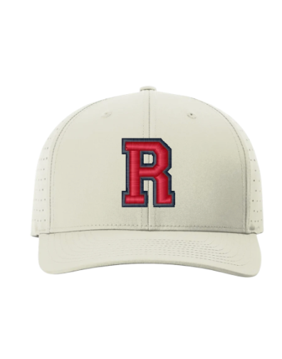 "R" Perforated Cap - Ivory