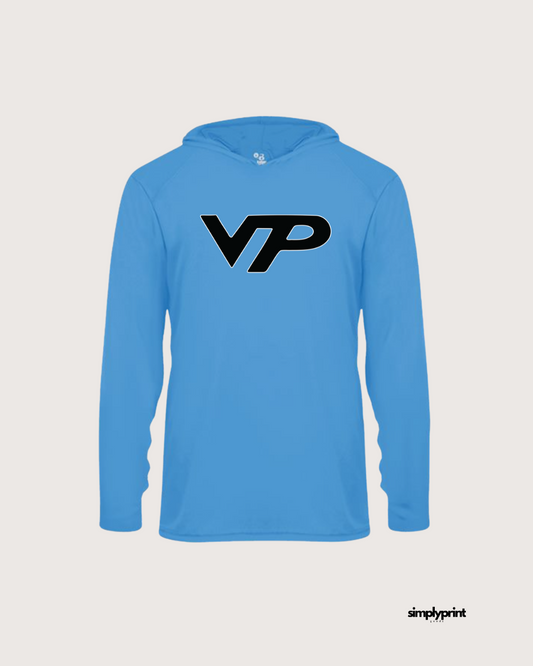 VP Logo Drifit Hoodie - Columbia Blue