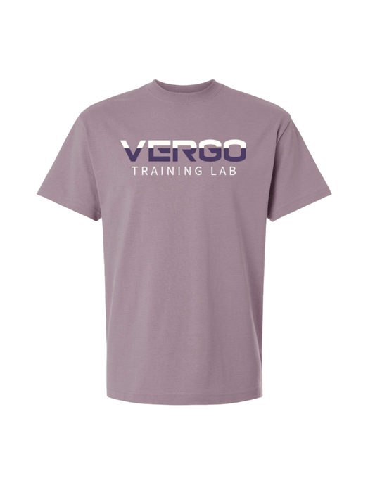Vergo 2-tone Heavyweight oversized Tee - Violet