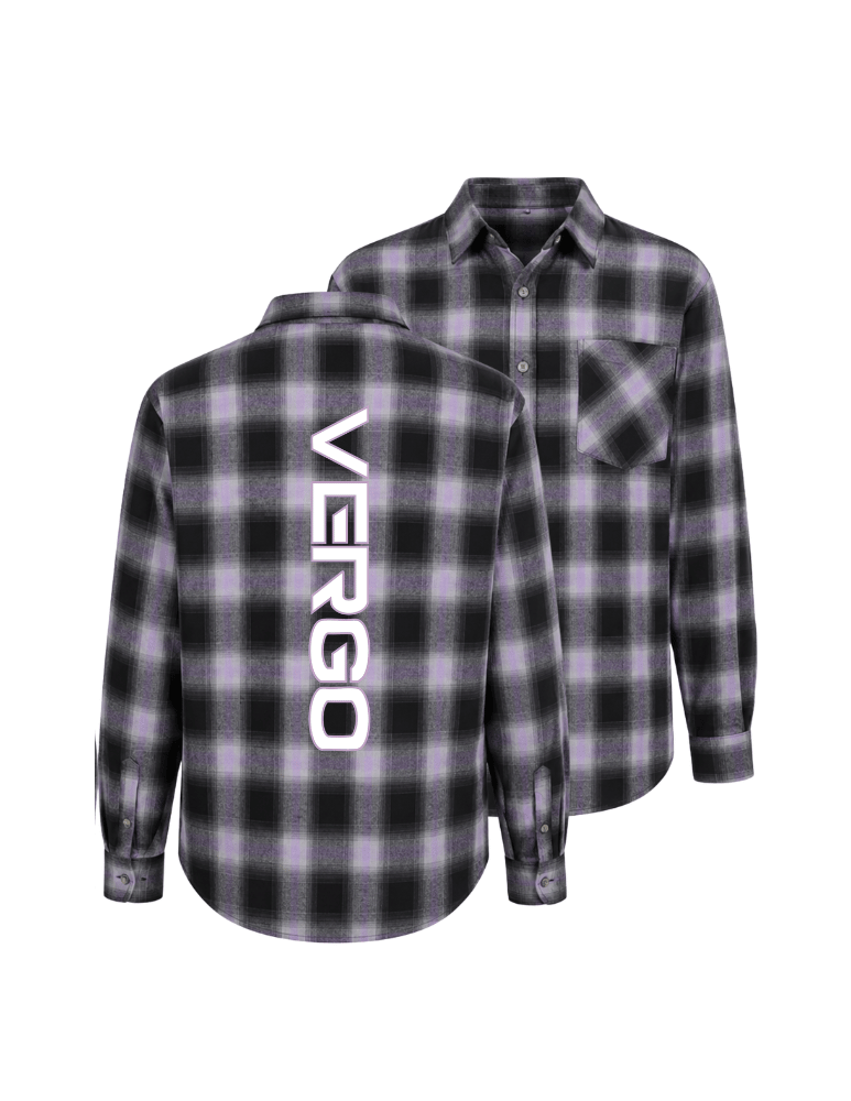 Vergo Flannel - Purple PLaid