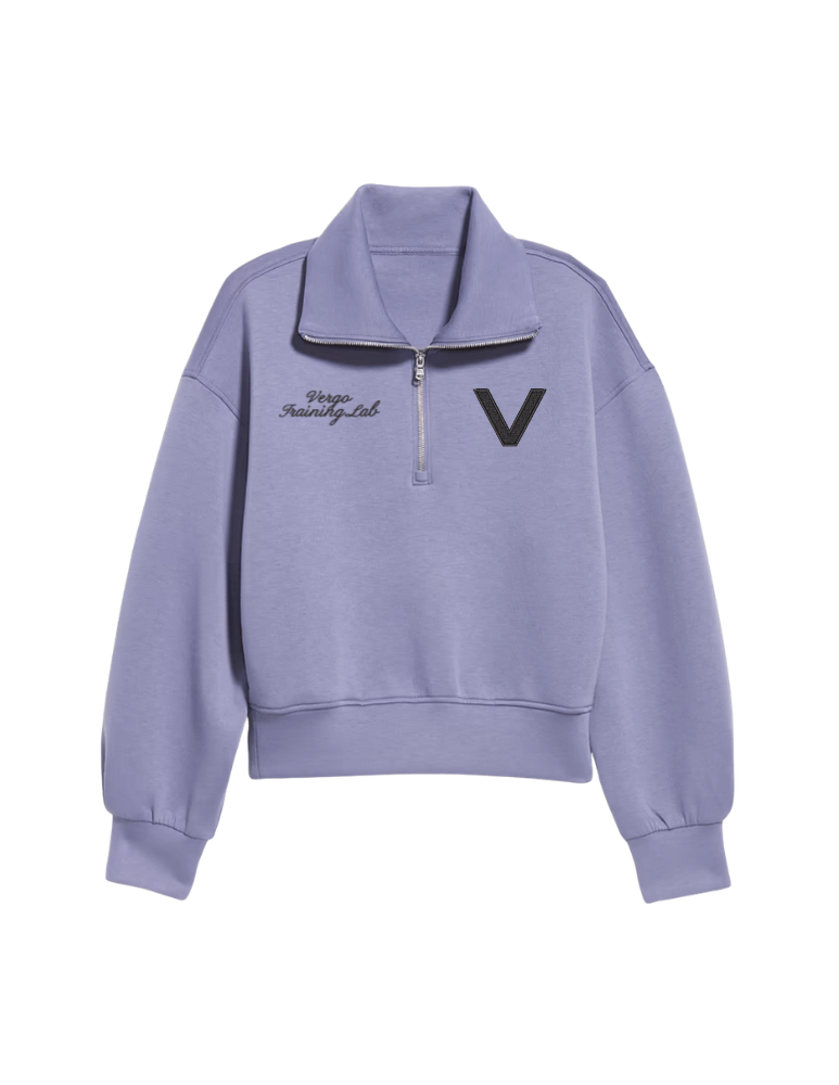 Vergo TL Embroidered Women's 1/4 zip - lilac