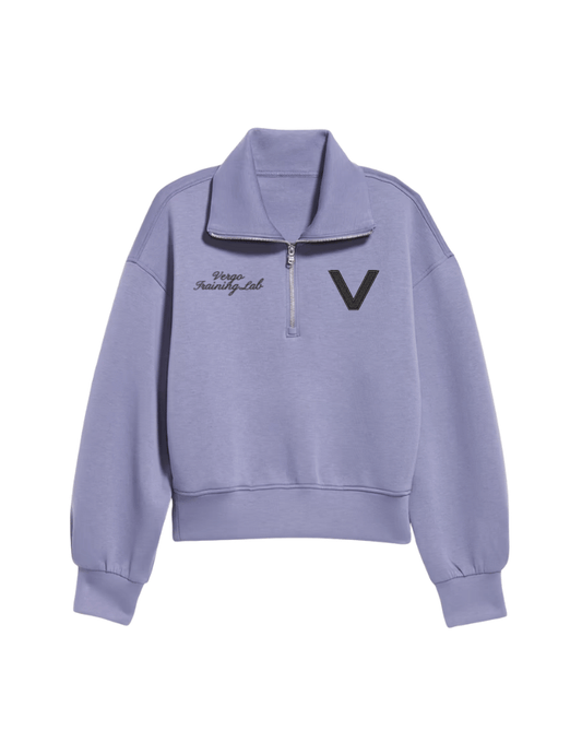 Vergo TL Embroidered Women's 1/4 zip - lilac