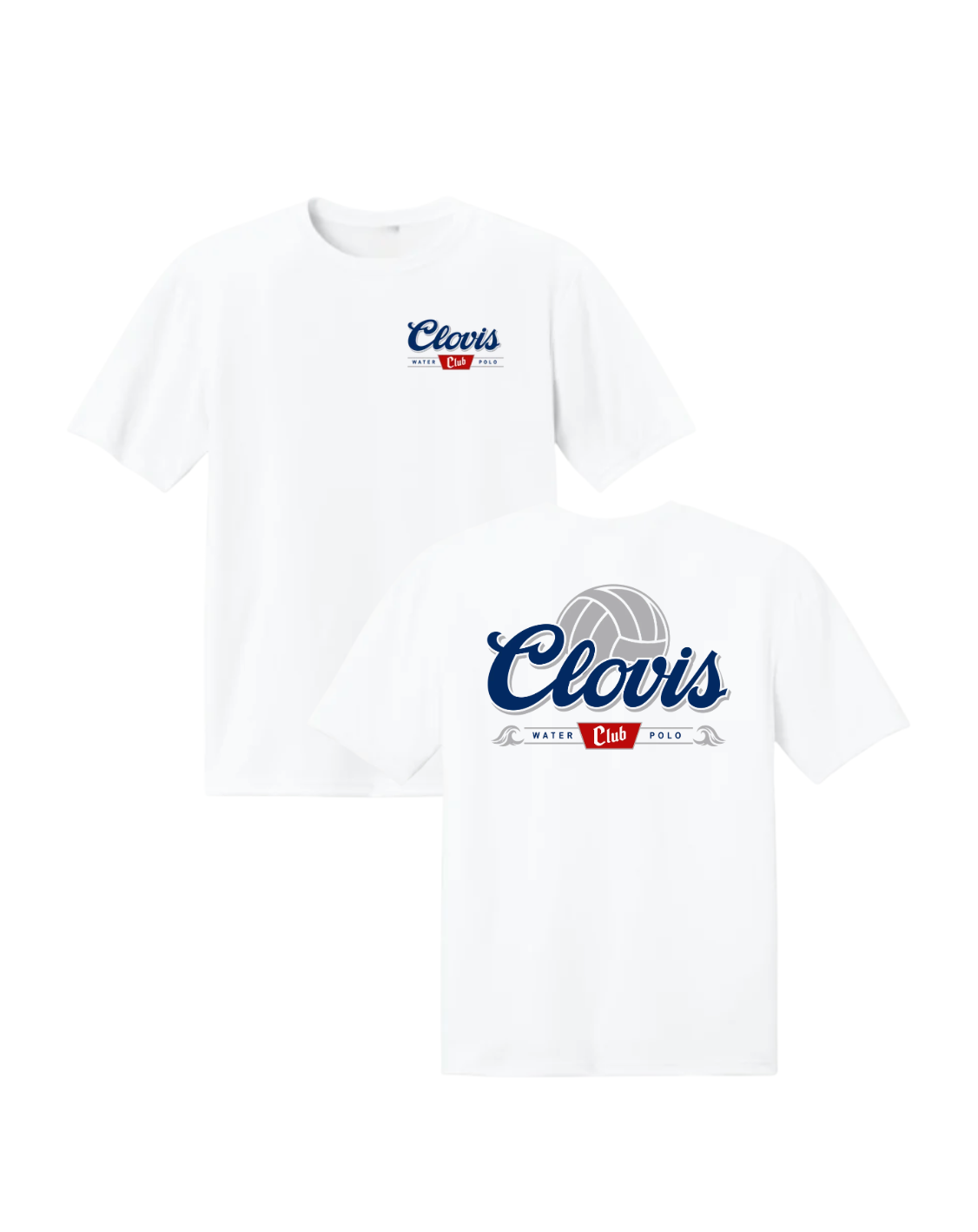 Clovis Waterpolo Tee - White