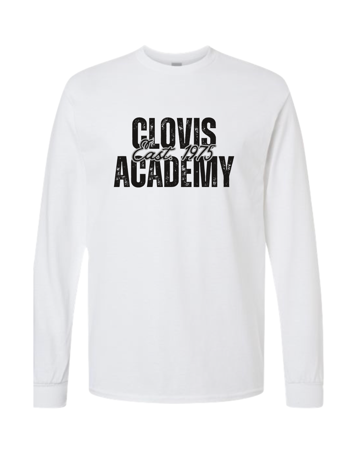 Clovis Academy Long sleeve  - Black