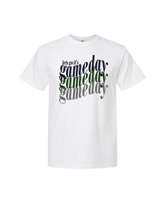 "it's game day" tee - white