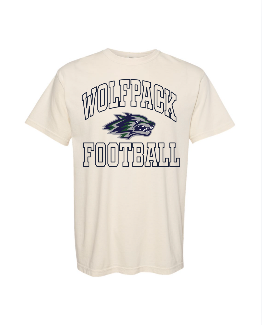 Wolfpack Football oversized graphic tee